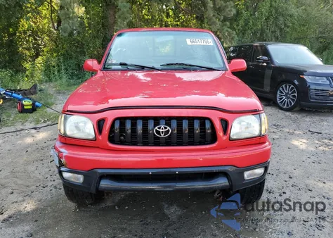 2001 Toyota Tacoma из США, поврежденный, VIN 5TEPM62N81Z732635
